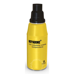 Betadine 10% soluzione cutanea  iodopovidone 1 flacone in hdpe da 120 ml