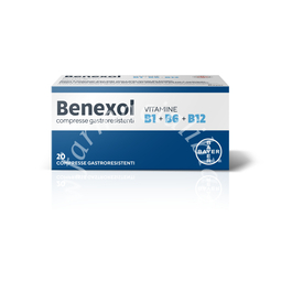 Benexol compresse gastroresistentivitamine b1+ b6+ b12 gastroresistenti, 20  in flacone hdpe