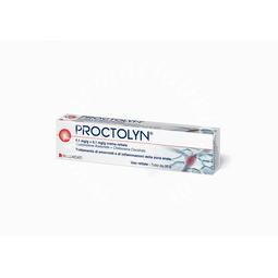 Proctolyn 0,1 mg/g + 10 mg/g crema rettale  fluocinolone acetonide + chetocaina cloridrato tubo 30 g