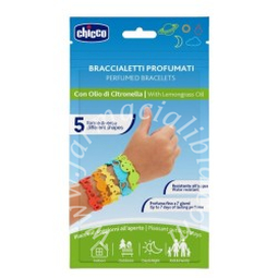 Chicco braccialetti profumati in silicone 5 pezzi