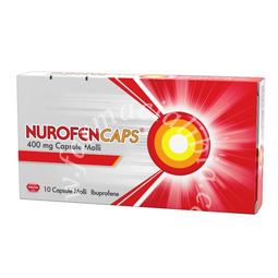 Nurofencaps 400 mg capsule molli  ibuprofene 10 capsule in blister pvc/pvdc/al