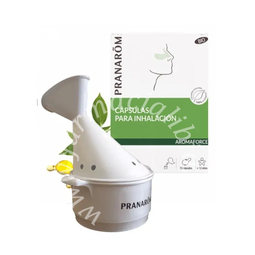 Pranarom aromaforce inha 15 capsule oli essenziali + inalatore