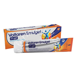 Voltaren emulgel 2% gel  diclofenac dietilammonio tubo da 60g in ldpe/al/miscela di lldpe-hdpe additivo antibloccaggio masterbatch