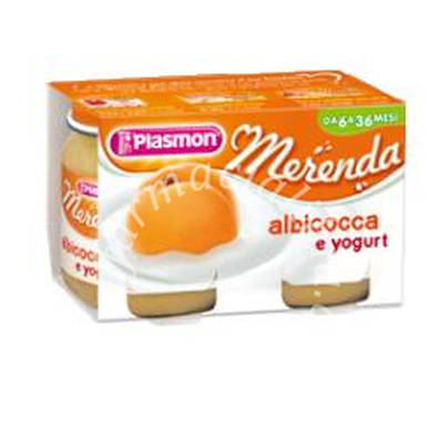 Plasmon omogeneizzato yogurt albicocca 120 g x 2 pezzi