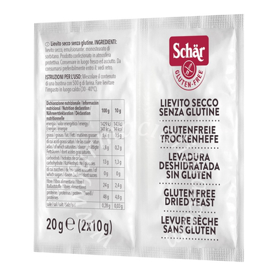 Schar lievito secco 2 bustine da 10 g