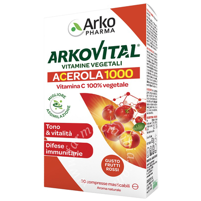 Arkovital acerola 1000 30 compresse masticabili