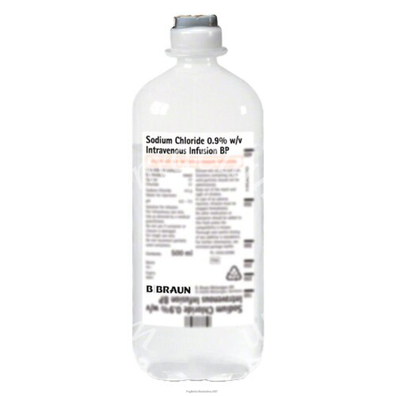 Sodio cloruro b. braun 0,9% soluzione per infusione  sodio cloruro    medicinale equivalente endovenosa 1 flacone 500 ml