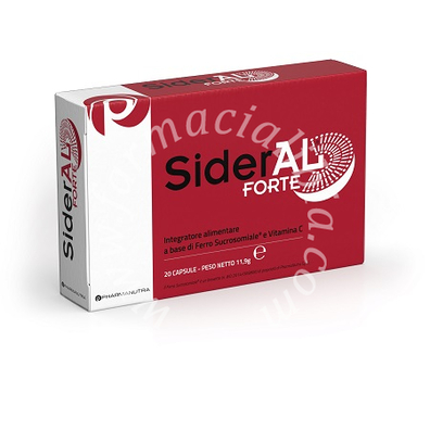 Sideral forte 20 capsule senza glutine senza lattosio