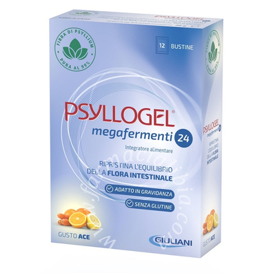 Psyllogel megafermenti 24 ace 12 buste 3 g
