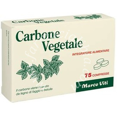 Carbone vegetale 25 compresse