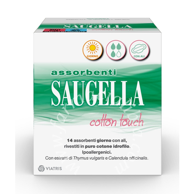 Saugella cotton touch assorbenti giorno 14 pezzi taglio prezzo