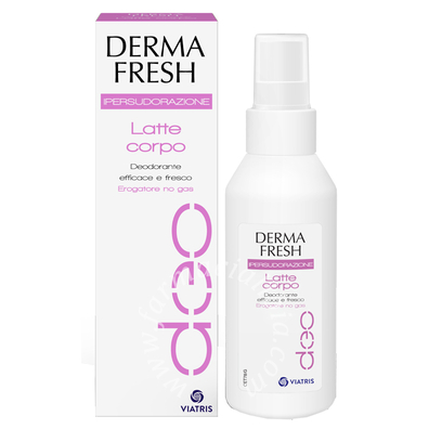 Dermafresh ipersudorazione latte corpo deodorante 100 ml