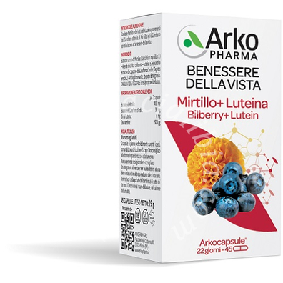 Arko capsule mirtillo+luteina 45 capsule