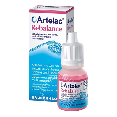 Artelac rebalance gocce oculari multidose senza conservanti 10 ml