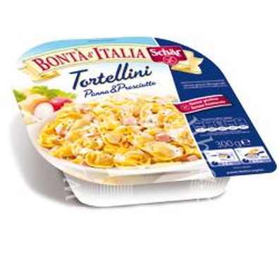 Schar surgelati tortellini panna & prosciutto bonta' d'italia 300 g
