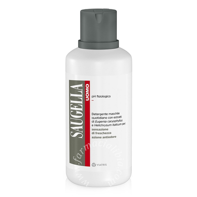 Saugella uomo ph fisiologico detergente maschile 500 ml