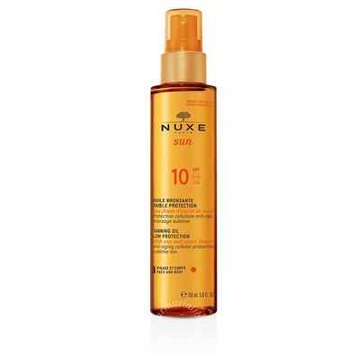 Nuxe sun olio solare viso e corpo spf10 150 ml
