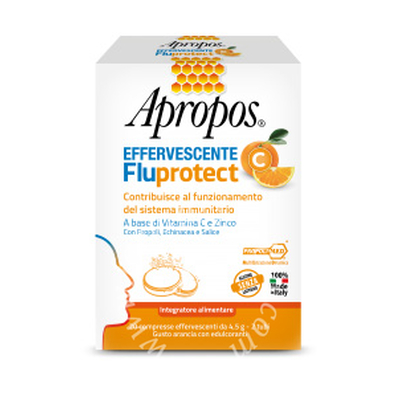 Apropos fluprotect effervescente c 20 compresse