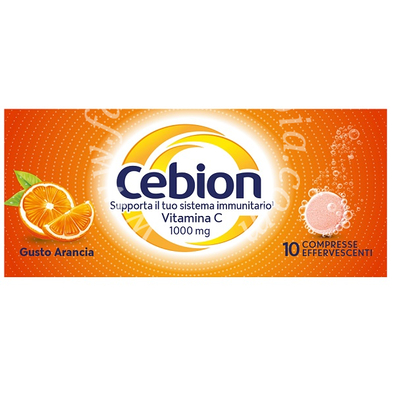 Cebion effervescenti vitamina c arancia 10 compresse