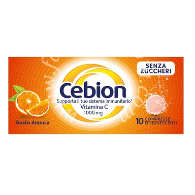 Cebion effervescente vit c senza zucchero 10 compresse