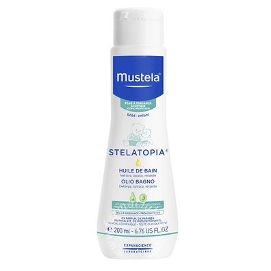 Mustela stelatopia olio bagno 200 ml