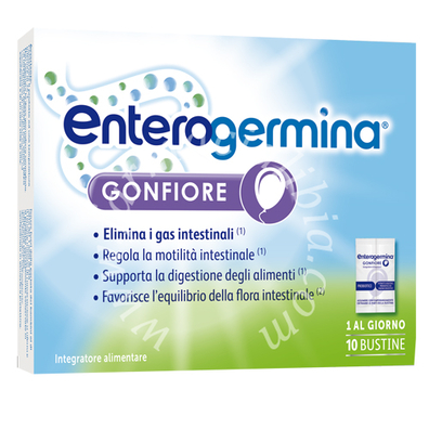 Enterogermina gonfiore 10 bustine bipartite