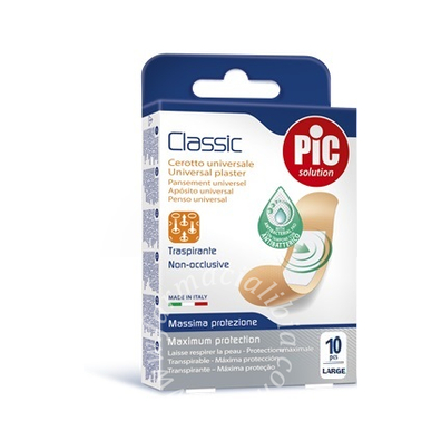 Cerotto pic classic 25x72 mm 10 antibatterico 10 pezzi