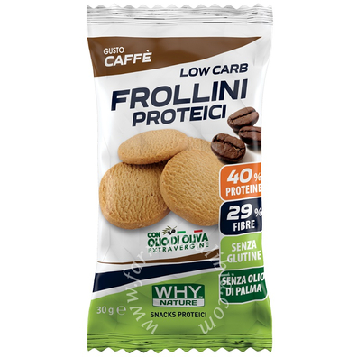 Whynature frollini proteici caffe' 30 g