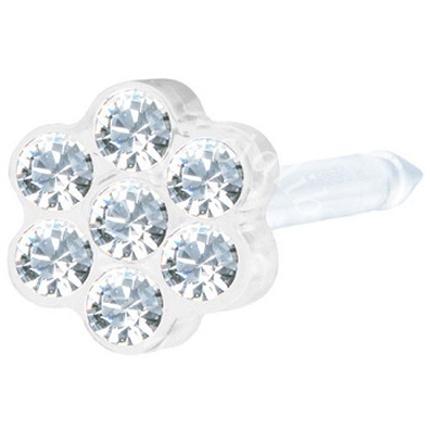 Blomdahl foralobo mp daisy 5mm crystal
