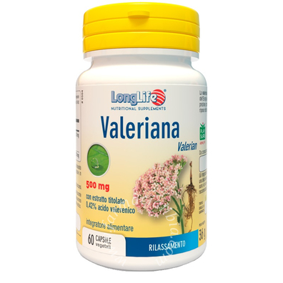 Longlife valeriana 60 capsule 500 mg