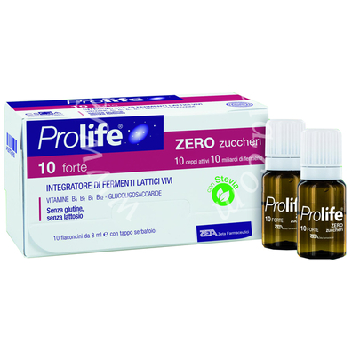 Prolife 10 miliardi zero zucchero 10 flaconi da 8 ml