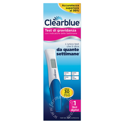 Test di gravidanza clearblue con indicatore delle settimane 1 pezzo