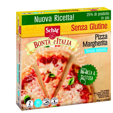Schar surgelati pizza margherita senza lattosio 700 g 1 pezzo