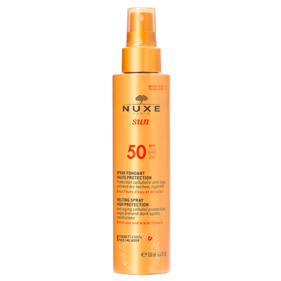 Nuxe sun spray solare viso e corpo alta protezione spf50 150 ml