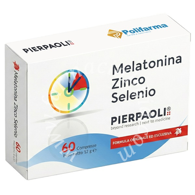 Melatonina zinco selenio pierpaoli 60 compresse