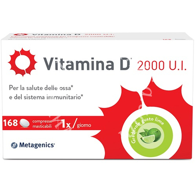 Vitamina d 2000 ui 168 compresse masticabili