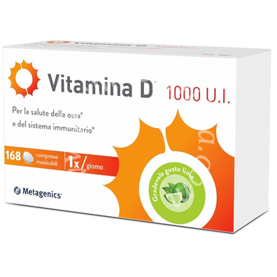Vitamina d 1000 ui 168 compresse masticabili
