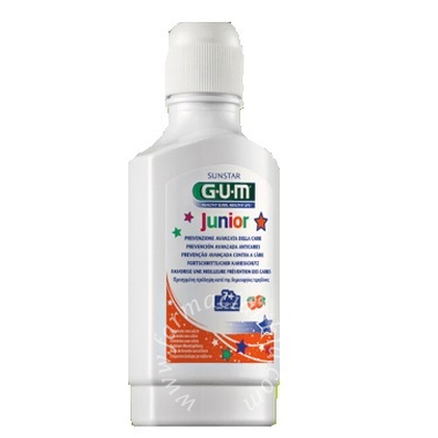 Gum junior monster collutorio 300 ml per bambini dai 6 anni in su