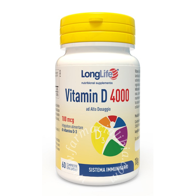Longlife vitamin d 4000ui 60 compresse divisibili