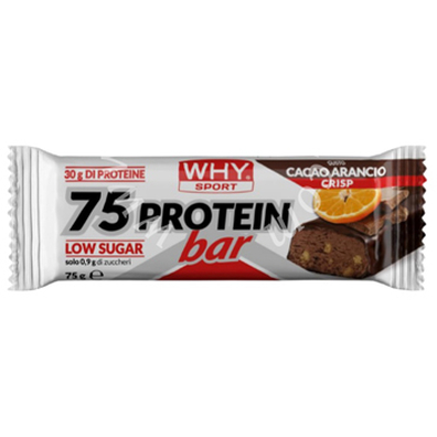 Whysport 75 protein bar cacao arancio crisp 75 g