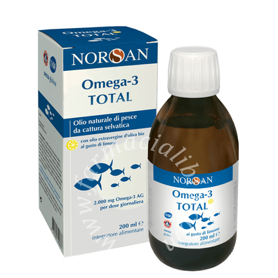 Norsan omega 3 total 200 ml gusto limone