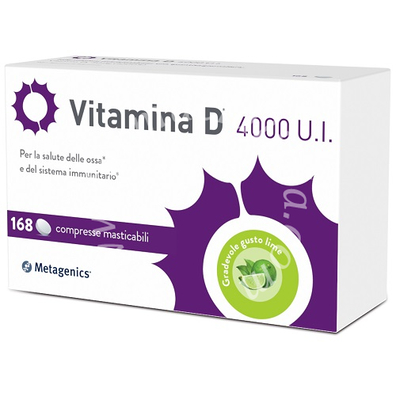 Vitamina d 4000ui 168 compresse masticabili