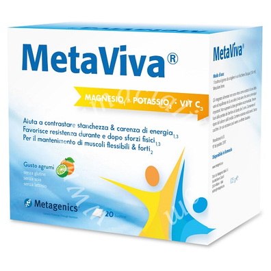 Metaviva magnesio potassio vitamina c 20 bustine