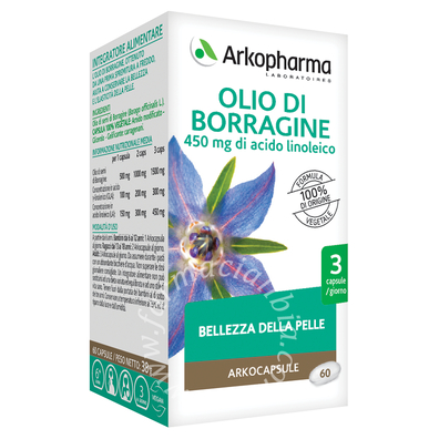 Arkopharma olio di borragine 60 perle