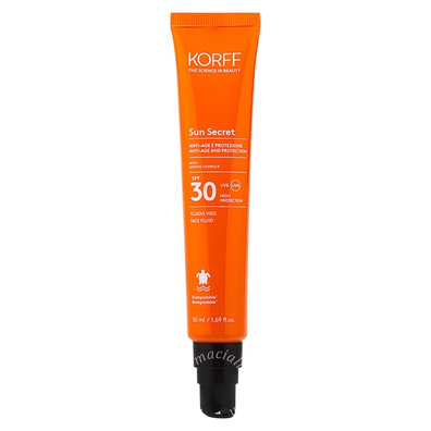 Korff sun secret fluido viso spf30 50 ml