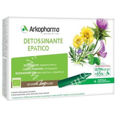 Arkofluidi detossinante epatico 20 fiale