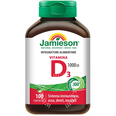 Jamieson vitamina d3 1000 100 compresse