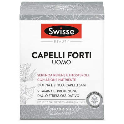 Swisse capelli forti uomo 30 compresse