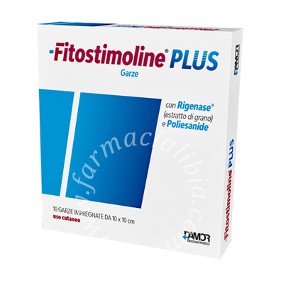 Garza fitostimoline plus 10x10 cm 10 pezzi