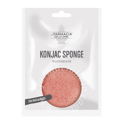 Fde konjac sponge argilla rossa 1 pezzo